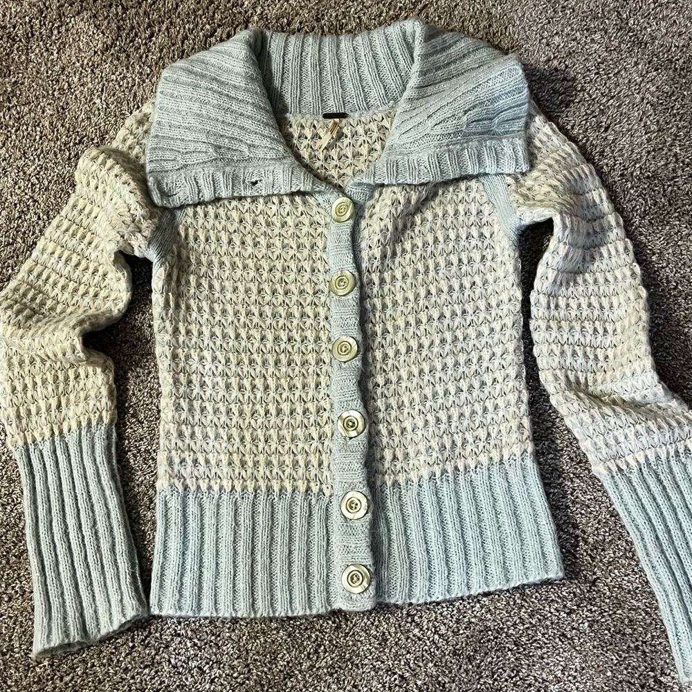 Free People Retro Style Alpaca Blend Sweater